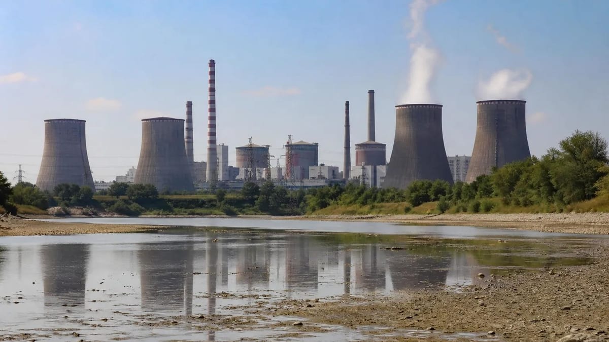 Fotografía que ilustra la noticia: La sequía deja el 20,4% de la nuclear francesa parada y amenaza con un efecto dominó en Europa