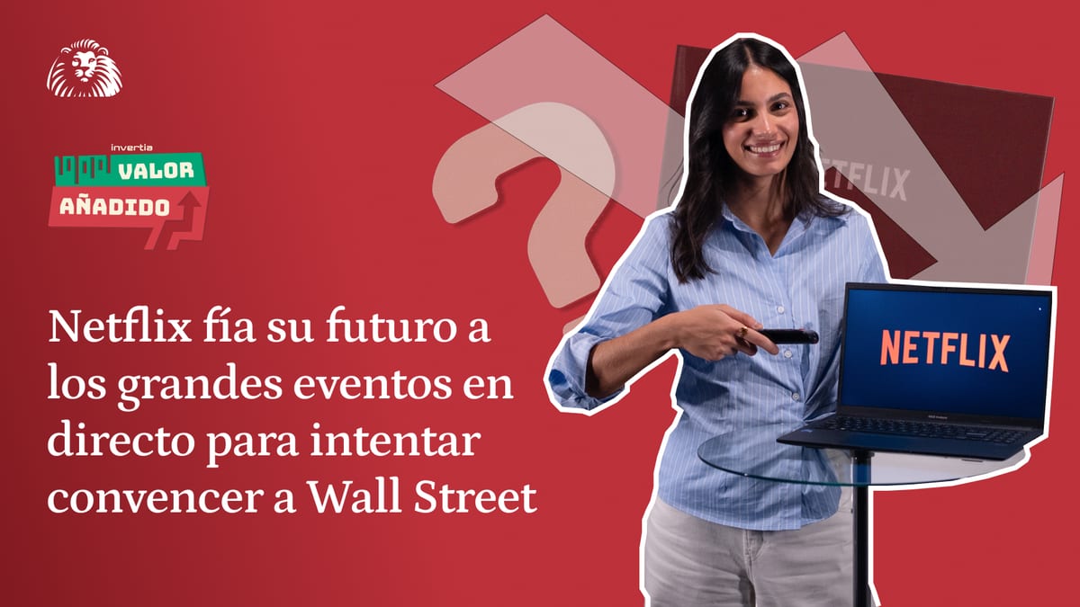 Fotografía que ilustra la noticia: Netflix cae un 40% en bolsa en un año y apuesta por el Mundial 2030 y los eventos en directo para reconquistar a Wall Street